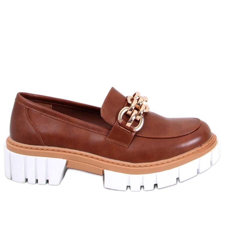 Mocassini con plateau di Catz Camel marrone