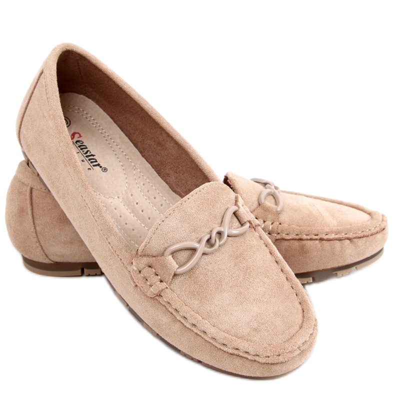 Mocassini Saga Khaki da donna beige