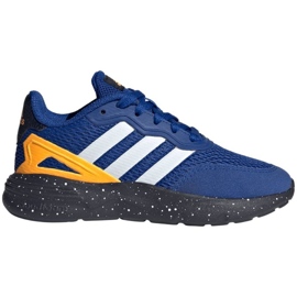 Scarpe Adidas Nebzed Lifestyle Lace Running Jr ID2456 blu