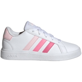 Scarpe Adidas Grand Court Lifestyle Tennis Stringate IG0440 bianco