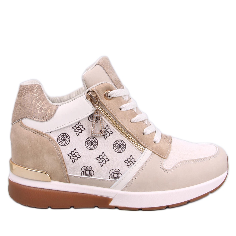 Telts Sneakers con zeppa beige