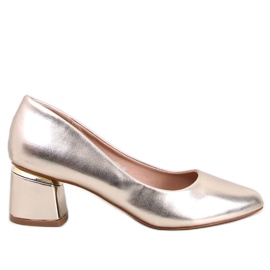 Décolleté con tacco alto Shers Gold d'oro