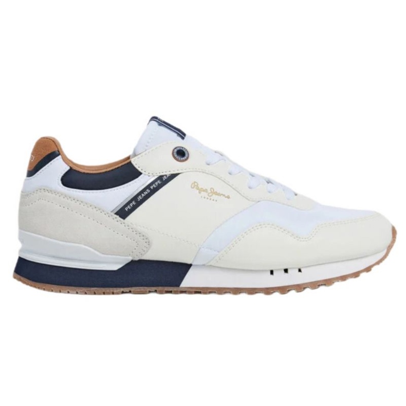 Scarpe Pepe Jeans London Court M PMS40002 bianca