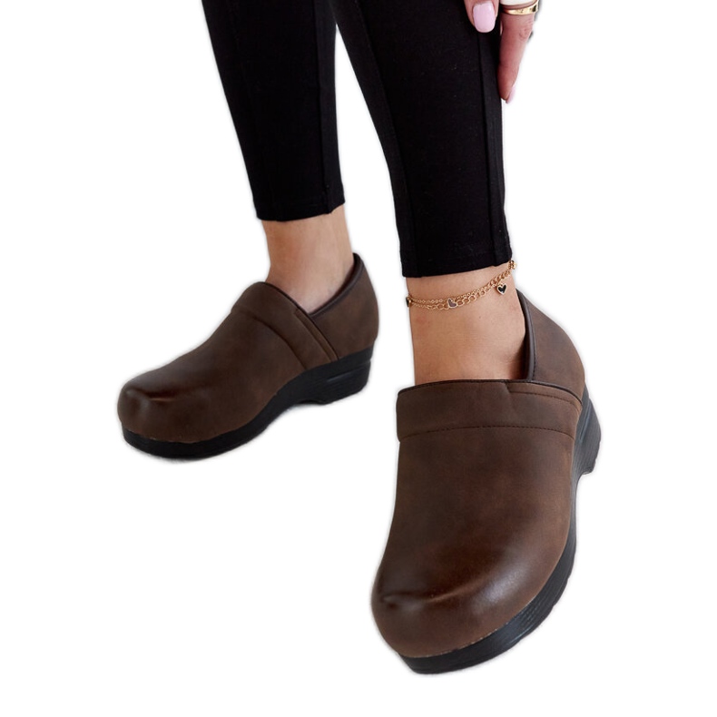 Scarpe con plateau Montoro marroni marrone