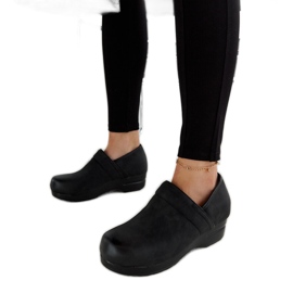Scarpe con plateau Montoro nere nero