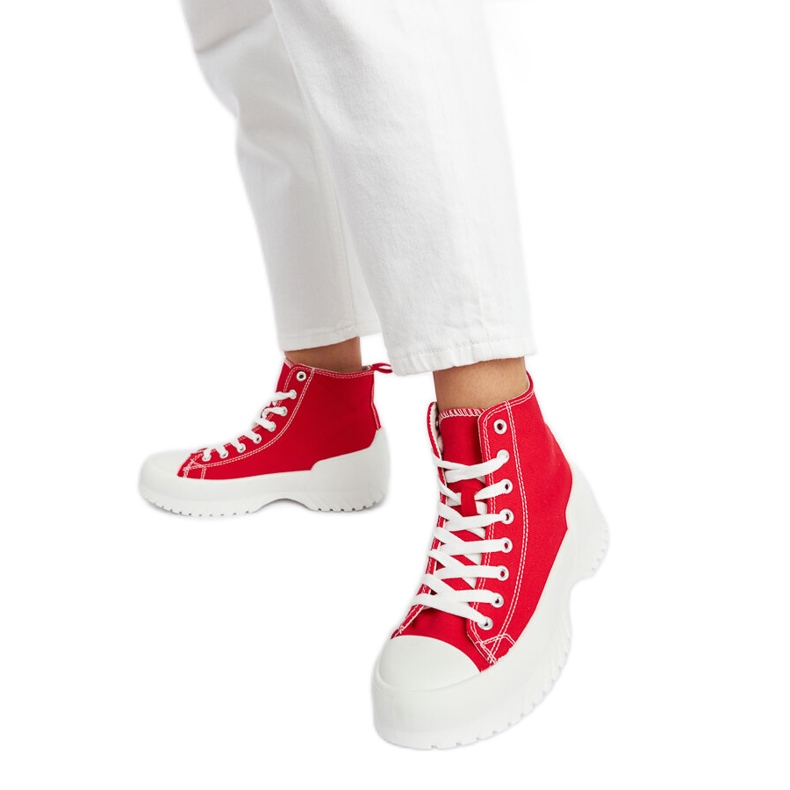 Sneakers alte Ronchis rosse rosso