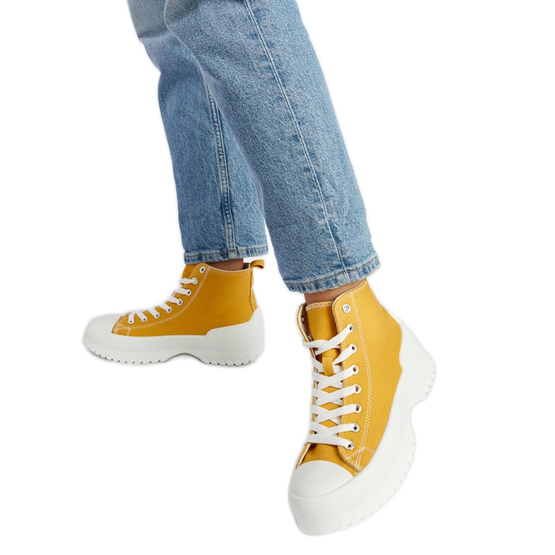 Sneakers alte Ronchis gialle giallo