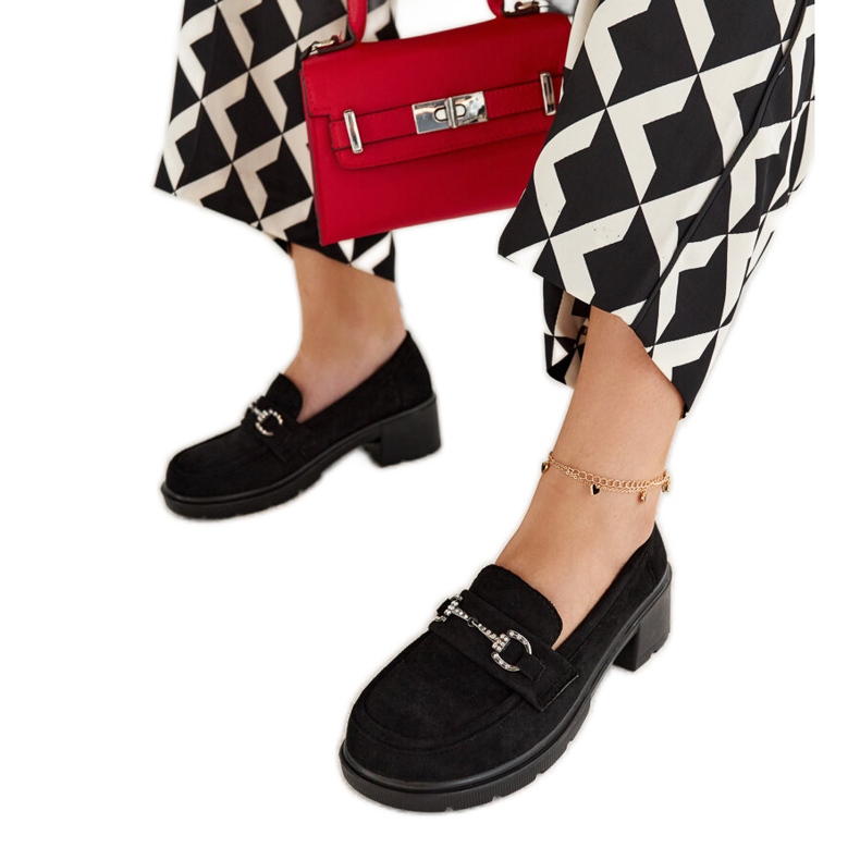 Mocassini Grisel in camoscio nero