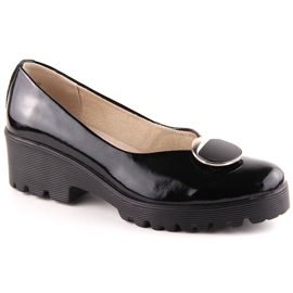 Scarpe da donna in vernice con decorazione Filippo DP4569 nero