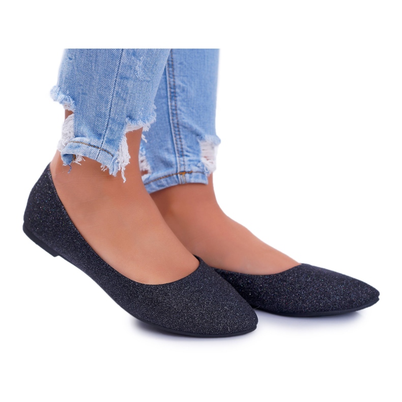 Seastar Ballerine Donna Glitter Nere Fifi nero