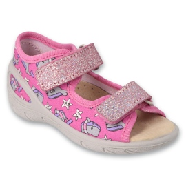 Befado scarpe per bambini pu 063X017 rosa