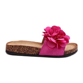 Infradito Da Donna Con Fiori Fucsia Lulania rosa