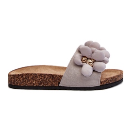 Infradito da donna con decorazioni Bunlia grigio
