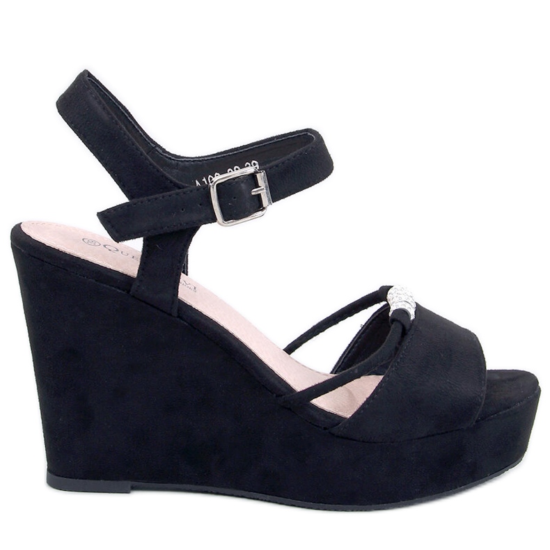 Waite Sandali con zeppa neri nero