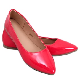 Xants Ballerine in vernice rossa rosso