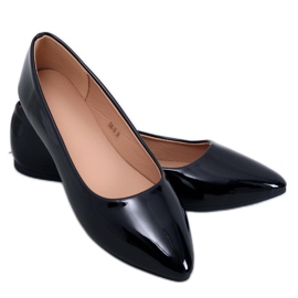 Xants Ballerine in vernice nera nero
