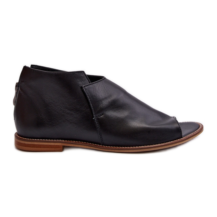 Sandali in pelle da donna Laura Messi 2443 Neri nero