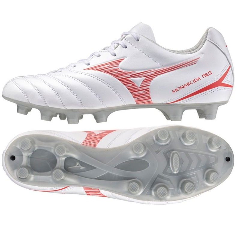 Scarpe Mizuno Monarcida Neo Iii Select Md M P1GA232525 bianca