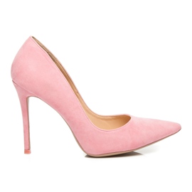 Vices Tacchi in pelle scamosciata rosa