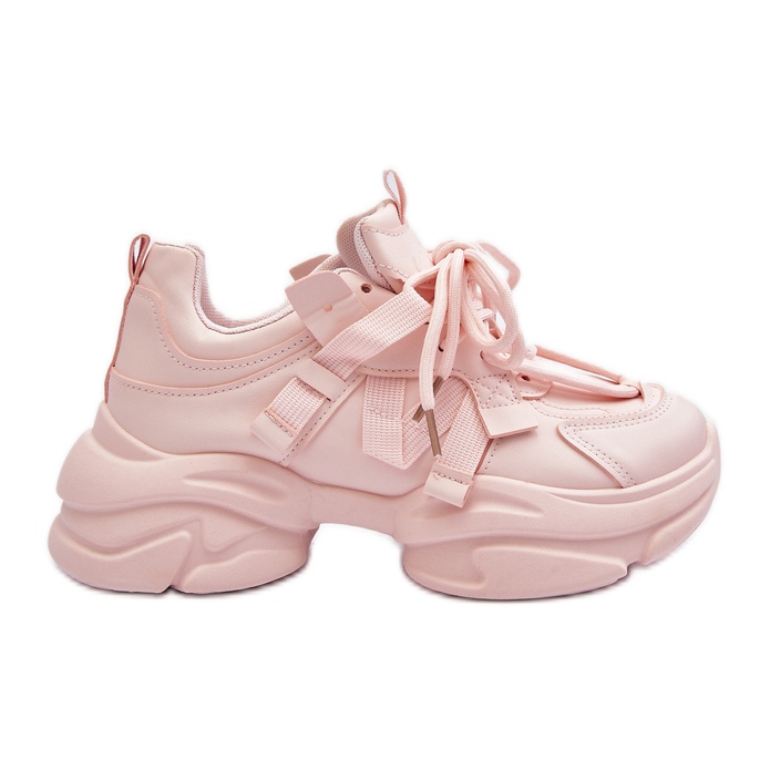 Sneakers Da Donna Con Suola Grossa, Windamella Rosa