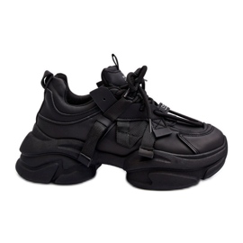 Sneakers da Donna con Suola Grossa, Windamella Nera nero