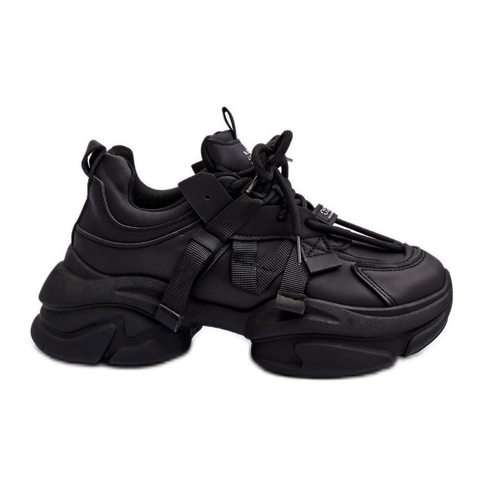 Sneakers da Donna con Suola Grossa, Windamella Nera nero