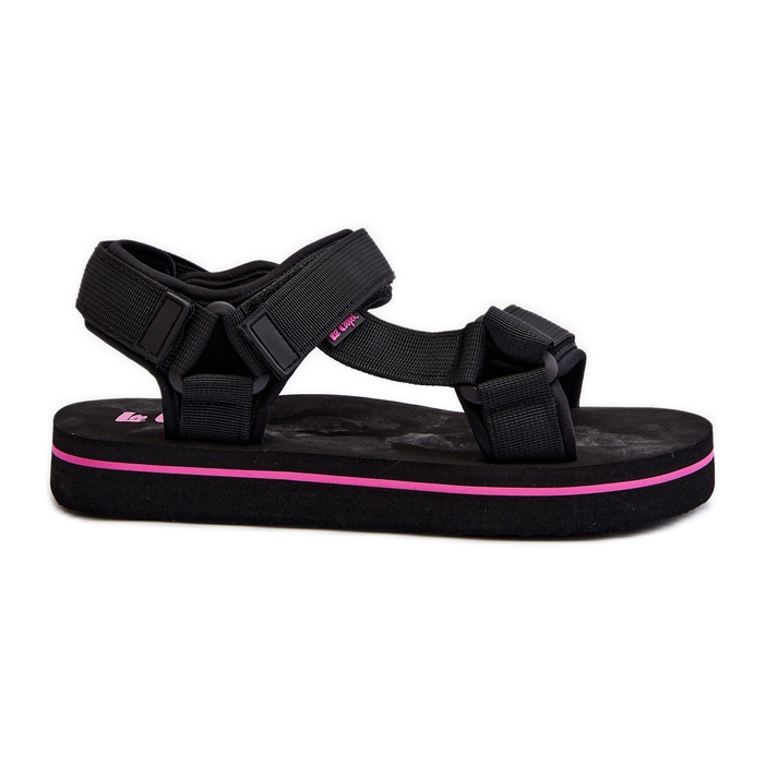 Sandali con plateau da donna Lee Cooper LCW-24-05-2751L Neri nero