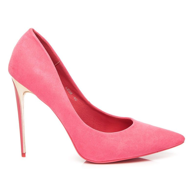 Seastar Décolleté in camoscio sul tallone rosa