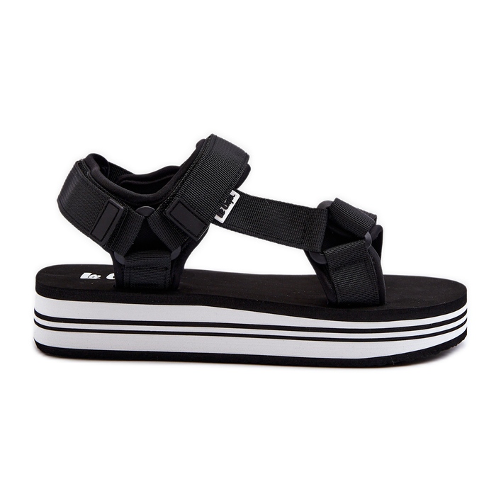 Sandali con plateau da donna Lee Cooper LCW-24-05-2753 Neri nero