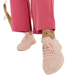 Sneakers in tessuto rosa di Ornella