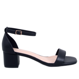 Bronx Sandali neri con tacco alto nero