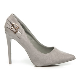 Seastar Tacchi alti alla moda con fibbia grigio