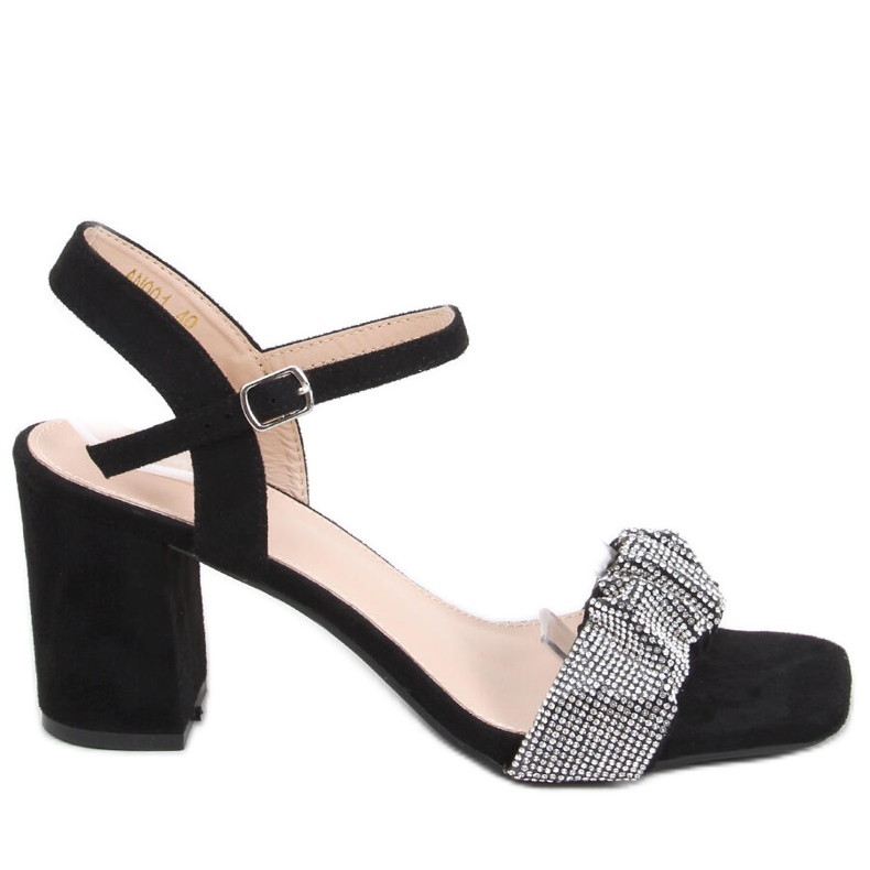 Sandali con tacco alto Dash Black nero