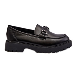 Vinceza Mocassini da Donna in Ecopelle Nero Ledda