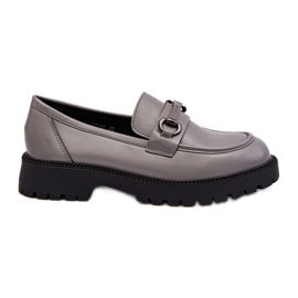 Vinceza Mocassini da Donna in Ecopelle Grigio Ledda