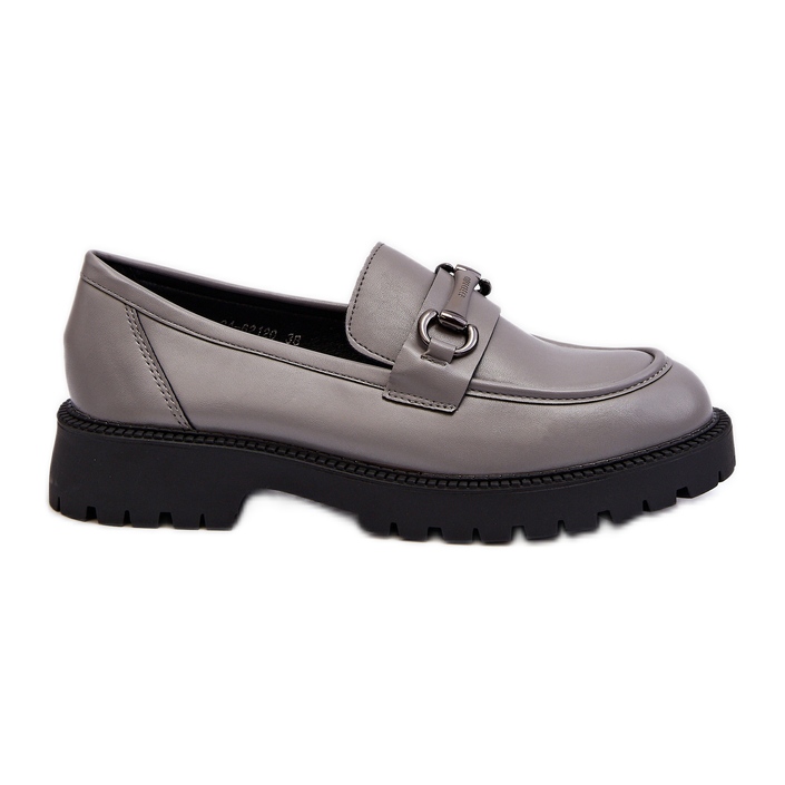Vinceza Mocassini da Donna in Ecopelle Grigio Ledda