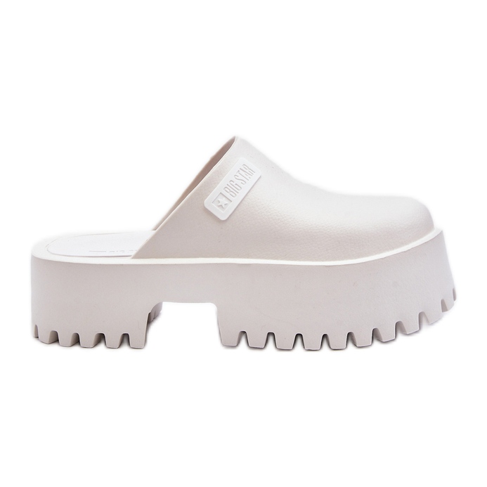 Infradito da donna con suola massiccia Big Star NN274015 Bianco bianca
