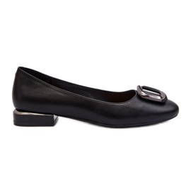 Ballerine con fibbia Sergio Leone BL203 Nero