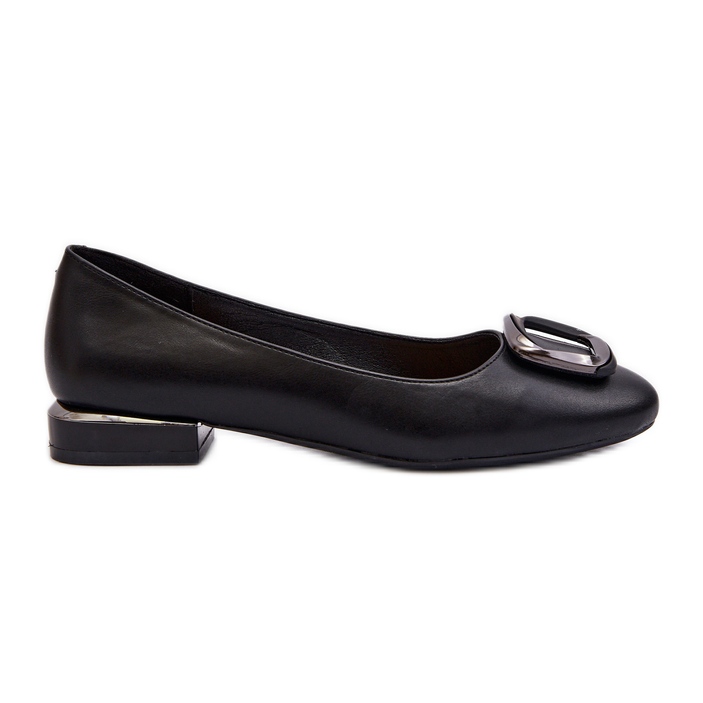Ballerine con fibbia Sergio Leone BL203 Nero