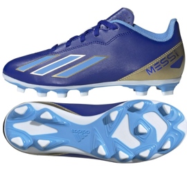 Scarpe Adidas X Crazyfast Club Messi Jr FxG ID0720 blu