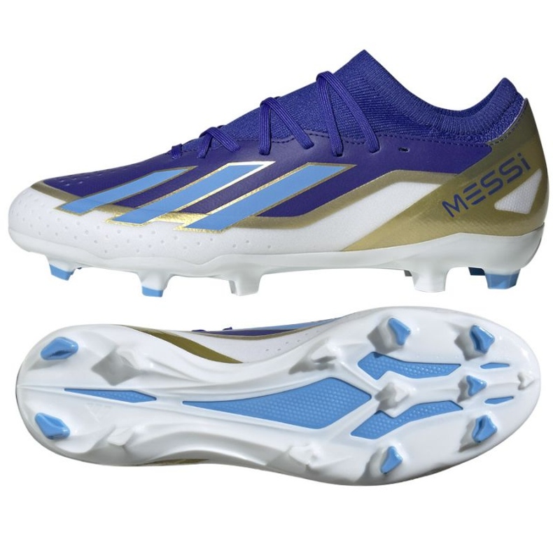 Scarpe Adidas X Crazyfast League Messi Fg ID0712 blu