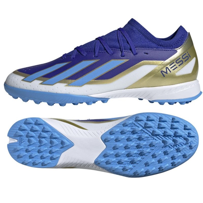 Scarpe Adidas X Crazyfast League Messi Tf ID0718 blu
