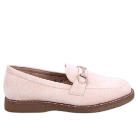 Mocassini da donna in camoscio States Beige