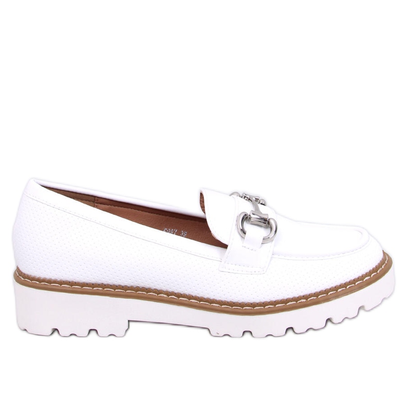 Mocassini da donna Clays White bianca