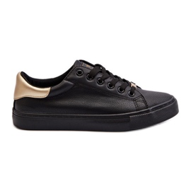 Sneakers da Donna in Ecopelle Nera Tiraelle nero