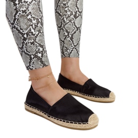 Espadrillas nere lucide con plateau Caithlin nero