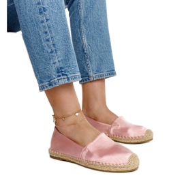 Espadrillas lucide rosa chiaro con plateau Caithlin