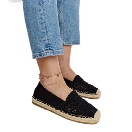 Espadrillas nere traforate di Gordana nero