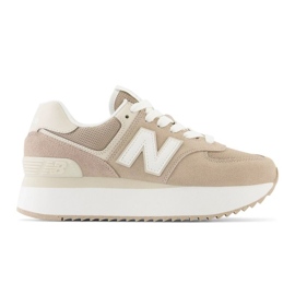 Scarpe New Balance W WL574ZSM beige
