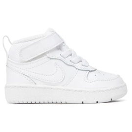 Scarpe Nike Court Borough Mid2 (TDV) Jr CD7784-100 bianco